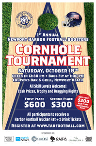 1st Annual NHHS Football Boosters Cornhole Tournament ($200 PER TEAM)