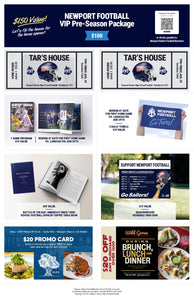 PRE-SEASON VIP Package $100
