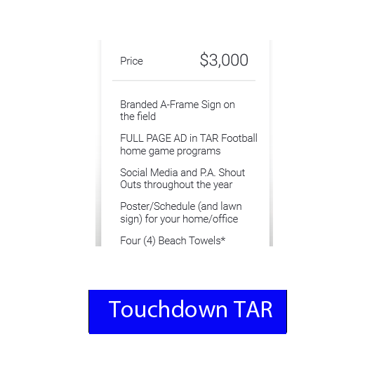 Touchdown Tar 2023 Sponsorship Package