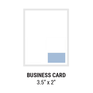 Business Card 3.5" x 2"